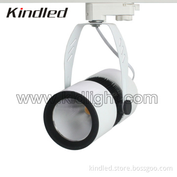 Bridgelux COB 18W LED Track Light/Track Spotlight-CE, RoHS, Angle Adjustable, 2, 3and4wires